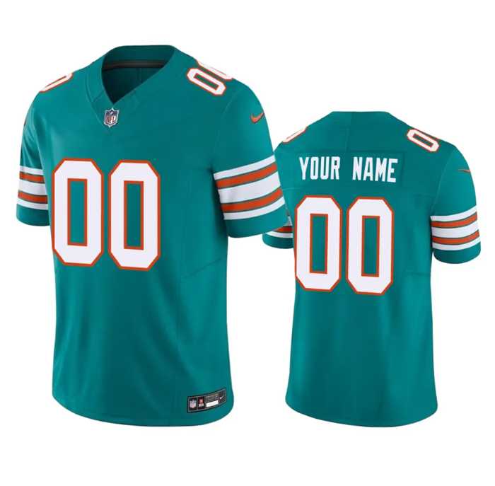 Men & Women & Youth Miami Dolphins Active Player Custom Aqua 2023 F.U.S.E Vapor Limited Stitched Football Jersey